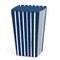 Big Dot of Happiness Navy Stripes - Simple Party Favor Popcorn Treat Boxes - Set of 12